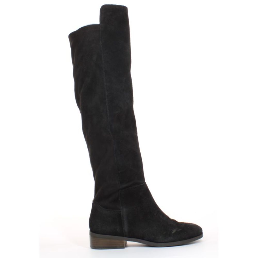 Lucky Brand Black Suede Knee-High Boots